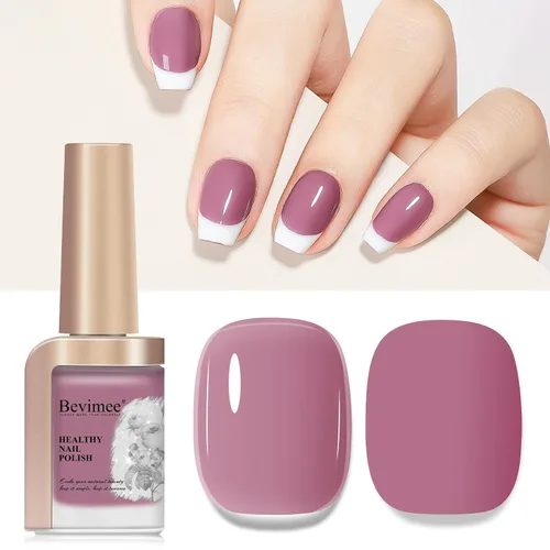 Vista 28 de Esmalte de uñas de secado rápido, color rosa, esmalte de uñas transparente, esmalte de uñas de secado rápido regular, a granel, sin gel, de larga