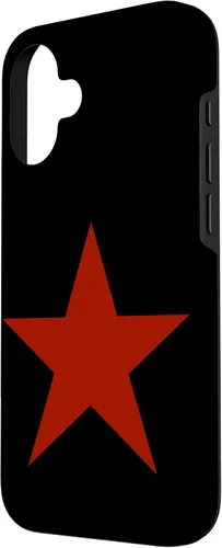 Vista 2 de Cyber Y2K Red Star On Black Front Retro Aesthetic Vintage Case for iPhone 16