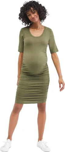 Vista 5 de Motherhood Maternity Vestido ajustado de maternidad para mujer para casual o baby shower Negro