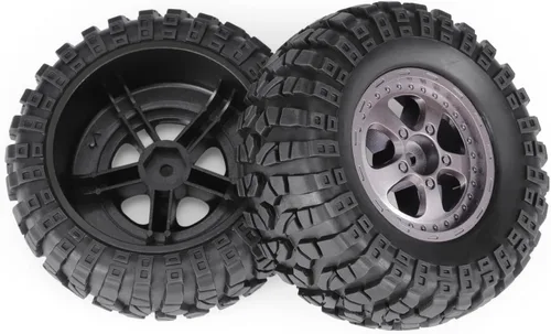 Vista 3 de HAIBOXING Accesorios para Coches RC Neumáticos, Ruedas de Repuesto Completas para Buggy RC a Escala 1/12, 2 piezas, Aplicables a HBX 905 12815