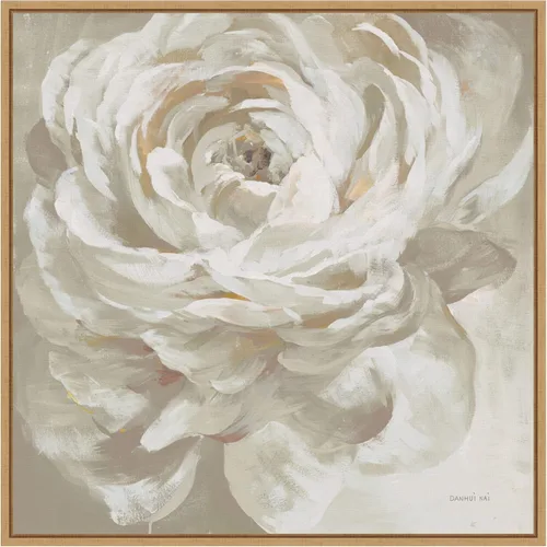 Vista 9 de Amanti Art Lienzo enmarcado para pared, 16 x 16 pulgadas, rosa neutra de Danhui Nai, lienzo enmarcado para pared, obras de arte de flores