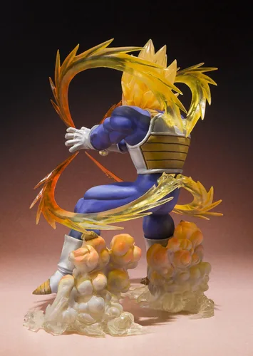 Vista 4 de Bandai Tamashii Nations figuartszero Super Saiyan Vegeta Figura de acción