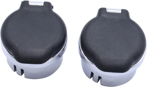 Vista 2 de 2 piezas cubierta de toma de corriente para tablero 20983936 25793816 apto para Chevy Chevrolet Silverado GMC Sierra