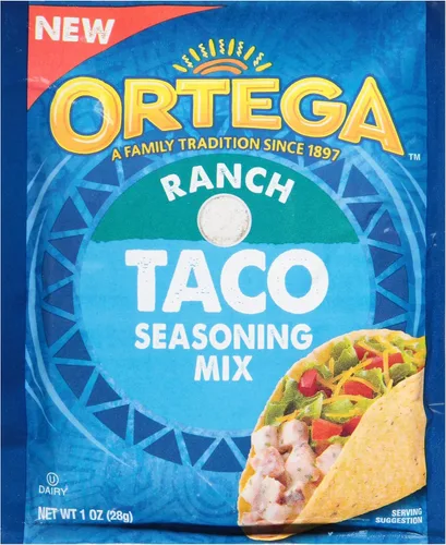Vista 10 de Ortega Mezcla de condimentos, condimento de tacos con queso, 1 onza