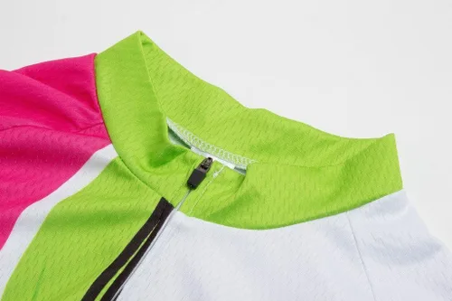Vista 4 de sponeed Camiseta de ciclismo de manga larga para mujer, ropa transpirable