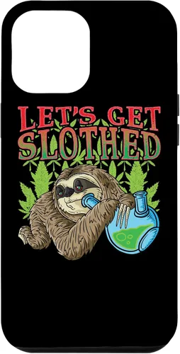 Vista 26 de Sloth Smokes Grass Shirt Marihuana Sloth Cannabis Stoner Case para iPhone 17