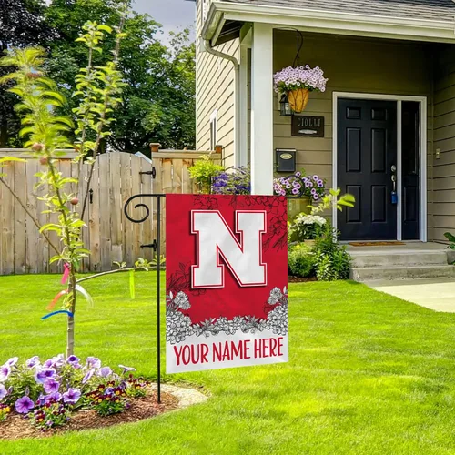 Vista 5 de Rico Industries Bandera de jardín personalizada estándar/primaria de la NCAA