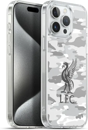 Vista 51 de Head Case Designs Funda de gel con licencia oficial del Liverpool Football Club Away Colourways Crest Camou [protección de grado militar] compatible