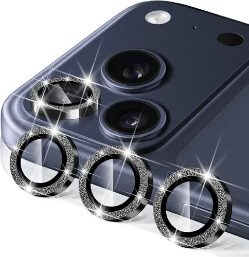 Vista 89 de Compatible con iPhone 13 Pro para iPhone 13 Pro Max, protector de lente de cámara antiarañazos, vidrio templado 9H, protector de cámara de metal a
