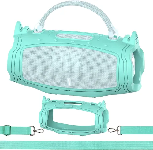 Vista 12 de Funda de silicona para altavoz Bluetooth portátil JBL Charge 6 Azul