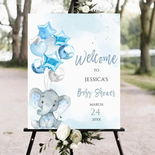 Vista 12 de Cartel de bienvenida de cactus para baby shower, suculenta baby shower