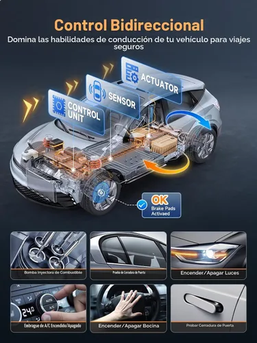 Vista 3 de FOXWELL NT510 Elite Herramienta de Escaneo Bidireccional Apta para Mercedes-Benz Sprinter Smart Maybach, Herramienta de Escaneo de Diagnóstico
