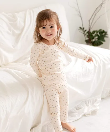 Vista 130 de AVAUMA Conjunto de pijama de algodón para bebés y niñas de 6 meses a 7 años