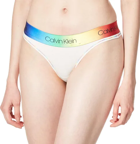 Vista 20 de Calvin Klein Calzones estilo tanga de algodón modernas para mujer Negro