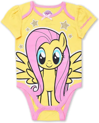 Vista 4 de My Little Pony Body de 5 piezas para niña - RosaAzulAmarillo
