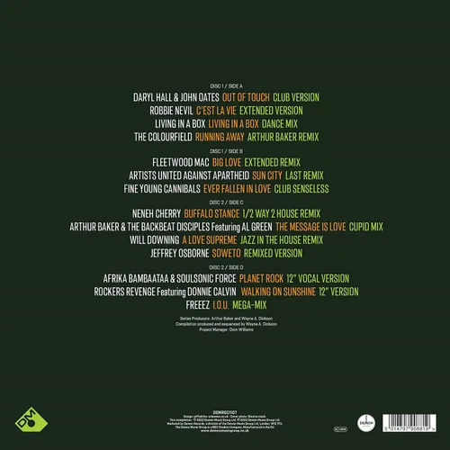 Vista 2 de Arthur Baker Presents Dance Masters Arthur Baker The Classic Dance Remixes - 140gm Double Black