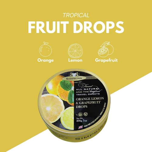 Vista 3 de Simpkins orange, lemon & grapefruit Travel Sweets