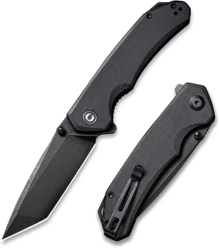 Vista 2 de CIVIVI Brazen Tanto Blade Bundled Praxis, gran juego de cuchillos EDC