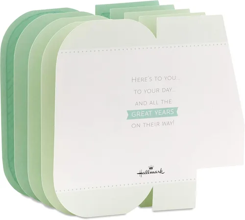 Vista 2 de Hallmark Paper Wonder Pop Up - Tarjeta de cumpleaños número 40 (Here's to You)
