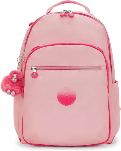 Vista 64 de Kipling Seúl - Mochila pequeña para tableta, diseño de flores acuáticas, talla única