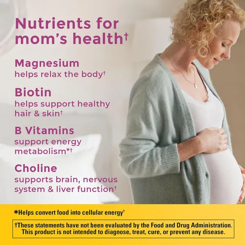 Vista 3 de Nature Made Gomitas prenatales con DHA y ácido fólico, suplemento vitamínico y mineral prenatal para apoyo nutricional diario, 60 gomitas