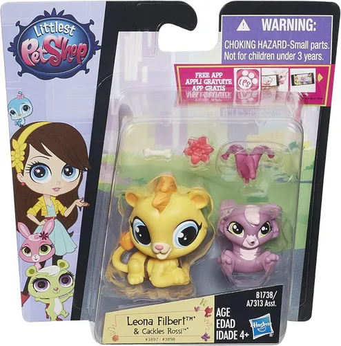 Vista 2 de Littlest Pet Shop Pet Pawsabilities Leona Filbert y Cackles Rossi Muñeca