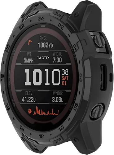 Vista 5 de TenCloud Tactix 7 Fundas de reloj compatibles con Garmin tactix 7/tactix 7 Pro Funda protectora resistente a los arañazos para Garmin Tactix 7 Pro