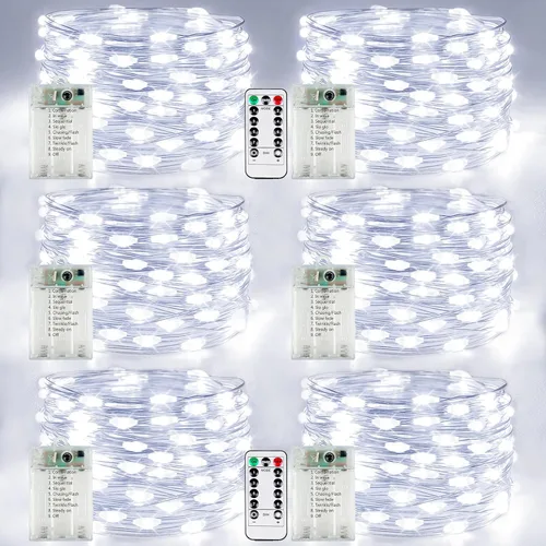 Vista 20 de 30LED Acorn Fairy Lights Battery Operated Fall String Lights Indoor Decor Remote Control, 8 Lighting Modes, IP44 Waterproof, Timer & Dimmable