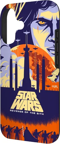 Vista 2 de Star Wars Funda con póster de película ilustrada La venganza de los Sith para iPhone 17