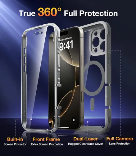 Vista 616 de DIACLARA - Funda transparente compatible con iPhone XR 6.1 pulgadas 2018