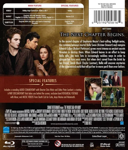 Vista 2 de The Twilight Saga New Moon Blu-ray