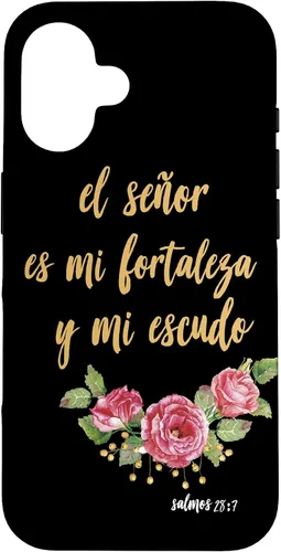 Vista 31 de Carcasa para iPhone 11 Salmos El Señor Es Mi Fortaleza Biblia Cristiana