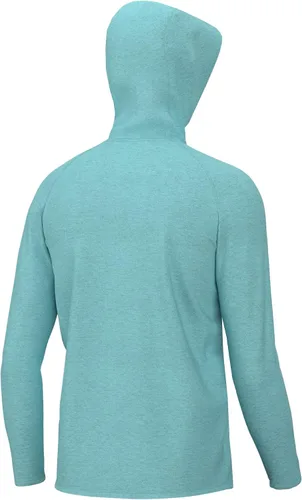 Vista 2 de HUK Waypoint - Sudadera con capucha para hombre, camiseta de manga larga