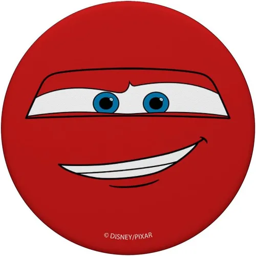 Vista 3 de Disney Pixar Cars Lightning McQueen Big Face PopSockets PopGrip: agarre intercambiable para teléfonos y tabletas