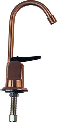 Vista 4 de Westbrass CO127-11 Kit de grifo dispensador de agua fría pura estilo Touch-Flo de 6 pulgadas con unidad de filtro en línea debajo del fregadero y 2