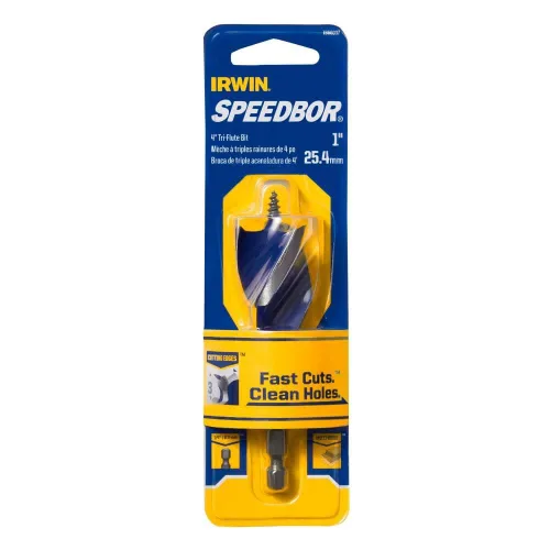 Vista 2 de IRWIN SPEEDBOR 1866037 - Broca para madera con tres flautas, 1 x 4 pulgadas