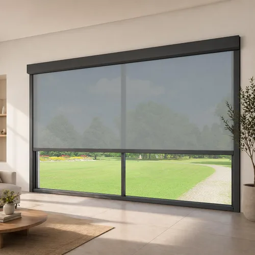 Vista 17 de ZSHINE Persianas enrollables motorizadas para patio al aire libre