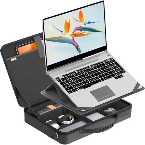 Vista 11 de Smatree Funda rígida para laptop para Galaxy Book4 Edge de 14 pulgadas Negro