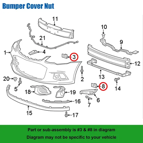 Vista 3 de OAUTOO 25 piezas de parachoques protector protector interior panel tuerca clip 11609952 para GM Hummer, Chevy Truck, Buick Trucks, compatible