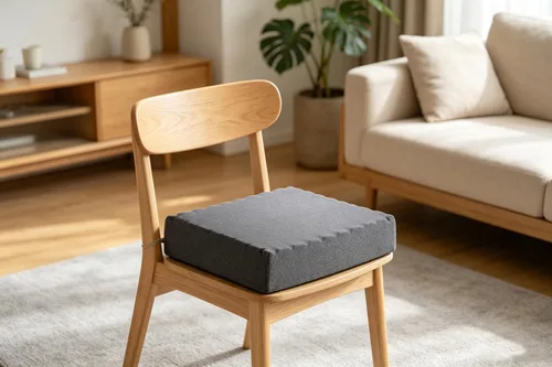 Vista 8 de Cojín de asiento de ventilación para teclado con diseño innovador de disipación de calor, 90 celdas de espuma viscoelástica independientes con base