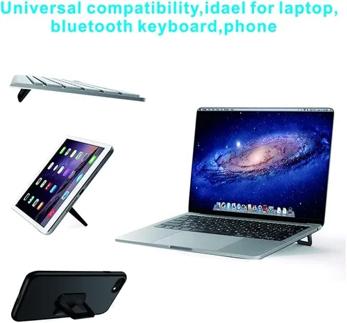 Vista 6 de Soporte autoadhesivo portátil para laptop, plegable, invisible, ergonómico, soporte de computadora de escritorio para MateBook X Pro, para D14