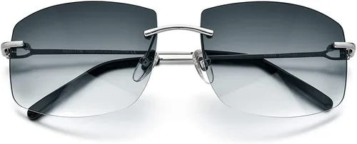 Vista 4 de HEPIDEM Gafas de sol cuadradas de gran tamaño para hombres con lente de nylon