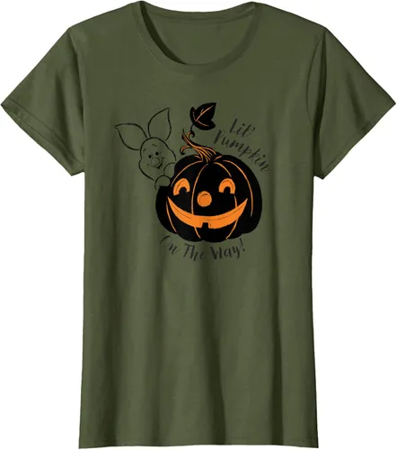 Vista 55 de Disney Camiseta de Halloween Winnie the Pooh Lil' Pumpkin on the Way, Blanco, S