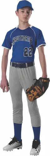 Vista 2 de Alleson Athletic Pantalones de béisbol con cintura elástica para jóvenes Negro