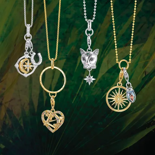 Vista 4 de Thomas Sabo Letra "J encanto, plata de ley