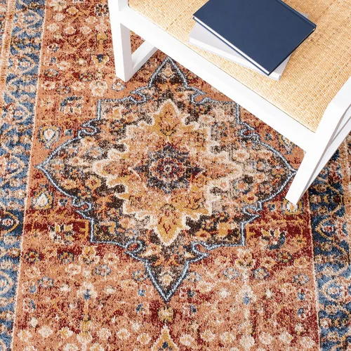 Vista 54 de SAFAVIEH Bijar Collection - Alfombra decorativa de 2 pies 3 pulgadas x 4 pies, marfil y óxido, diseño oriental envejecido, no desprende pelusa
