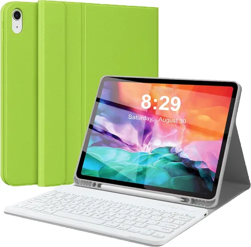 Vista 14 de Funda de teclado para iPad Pro de 12.9 pulgadas (modelo antiguo) 2015 1ª/2017 2ª generación - Teclado Bluetooth inalámbrico recargable, desmontable