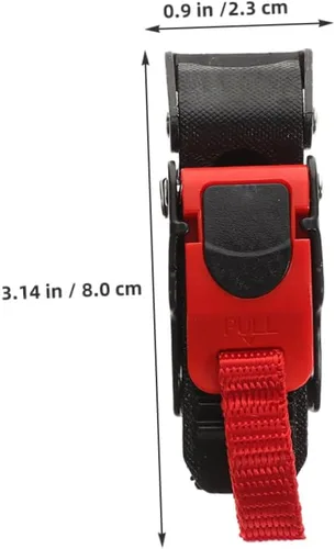 Vista 2 de Hemobllo 4pcs Quick Release Buckle: Universal Motorcycle Chin Strap Button Replacement - Metal Quick Release Buckle For Safety