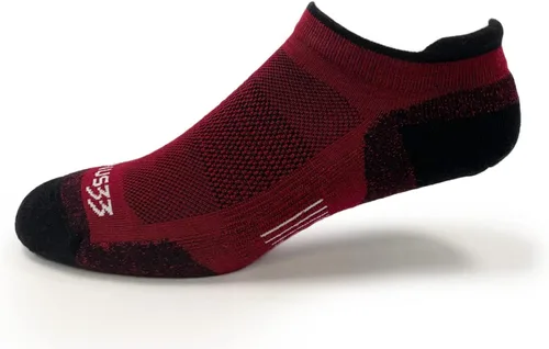 Vista 6 de USA Made - Micro Cushion No Show Tab Socks - Running Socks - Merino Wool - Mountain Heritage S32 Micro + Cojín Avena
