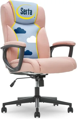 Vista 5 de Serta Silla de oficina Style Hannah II, cuero consolidado gris Harvard